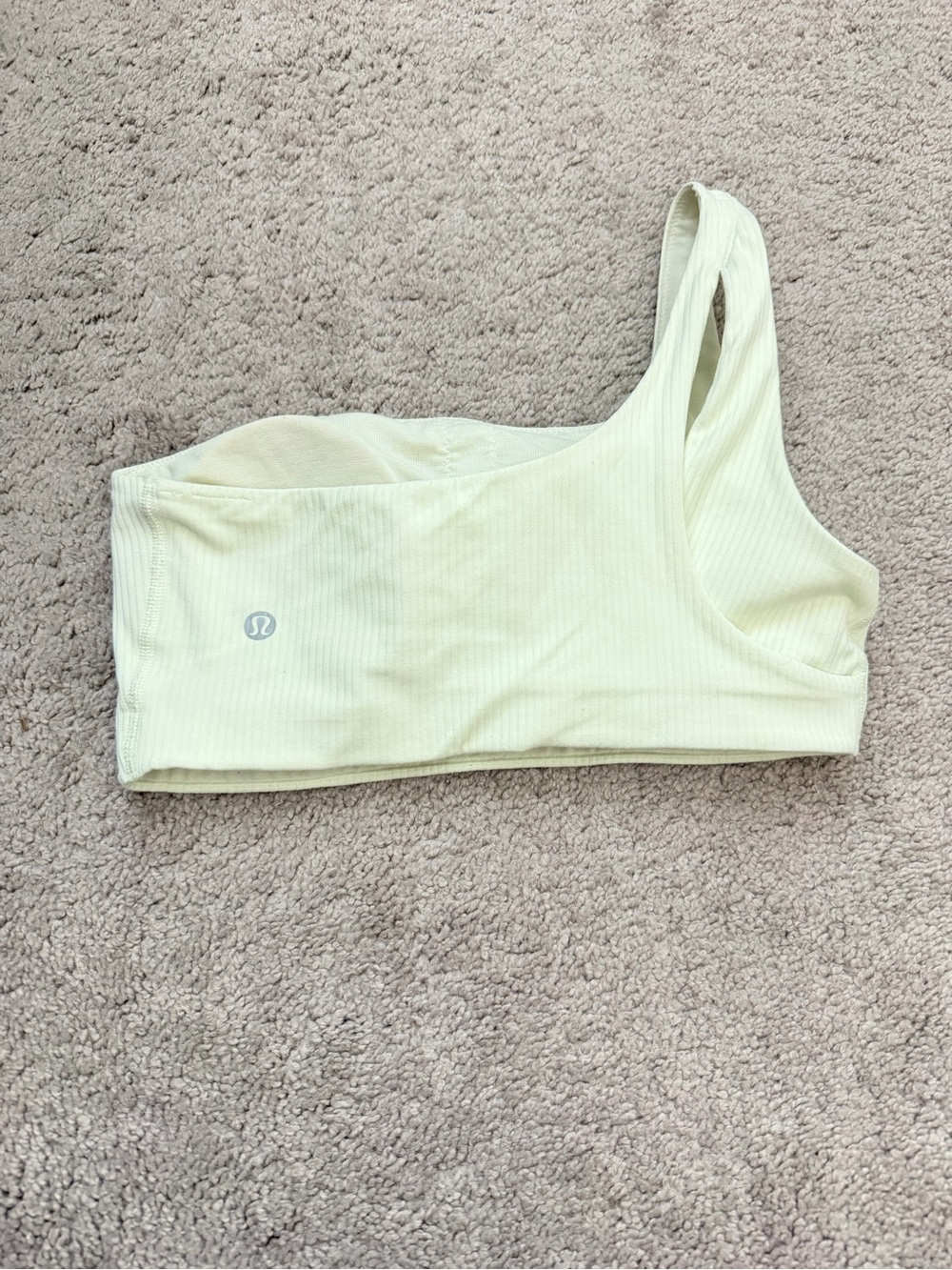 lululemon Ribbed Nulu Asymmetrical Yoga Bra - Picture 2 of 6